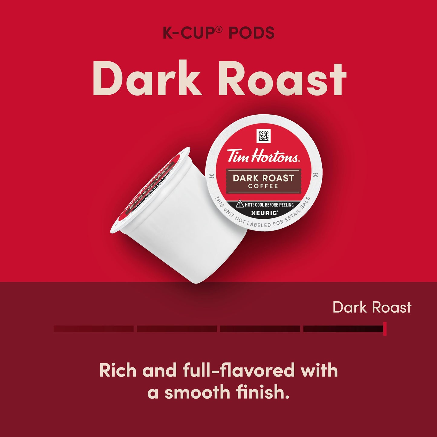 Tim Hortons Einzelportionskaffee, Originalmischung, K-Cup Pods für Keurig Kaffeemaschinen (30 K-Cups)