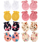 8 Pairs: White, Pink, Peach, Yellow, Floral