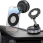 Jikasho Vacuum Magnetic Car Phone Holder for Magsafe, Hands-Free 360° Adjustable Suction Cup Phone Mount for Car/Gym/Mirror/Smooth Surface, Compatible with iPhone & Android (Black)