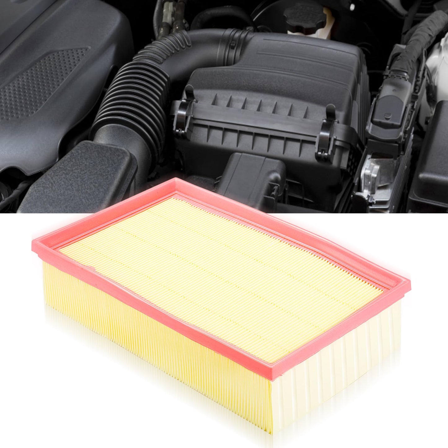 CA10262 Engine Air Filter Fit Ford Expedition/F150/F250/F350 (2007-2021) & Lincoln Navigator Replaces FA1883, 7C3Z9601A, A35642