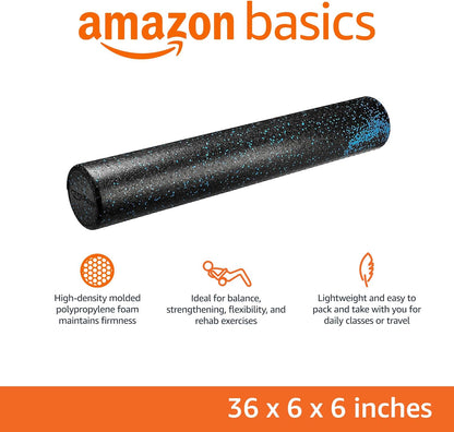 Amazon Basics Schaumstoffrolle mit hoher Dichte, rund