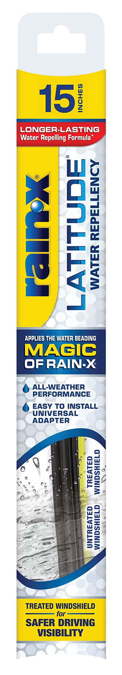 Rain-X 810363 Repellency Water Repellent Wiper Blades, 22" Windshield Wipers (Pack of 2), All Weather Streak-Free for Enhanced Visibility w/Water Repellency Formula [Amazon Exclusive]