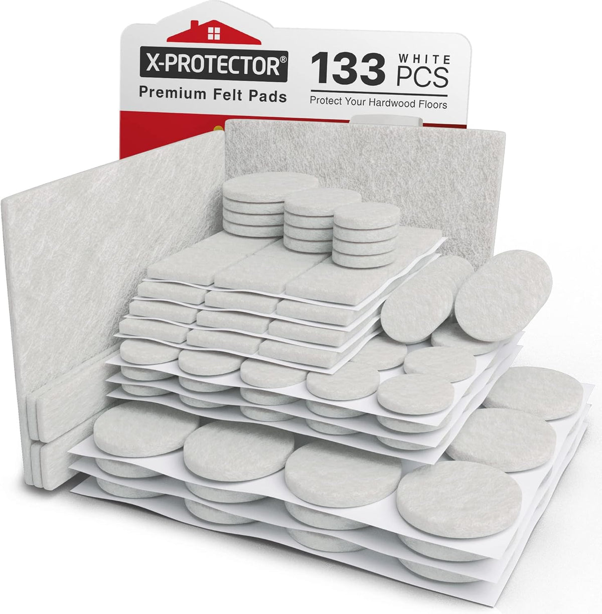 133 PCS White