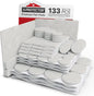 133 PCS White