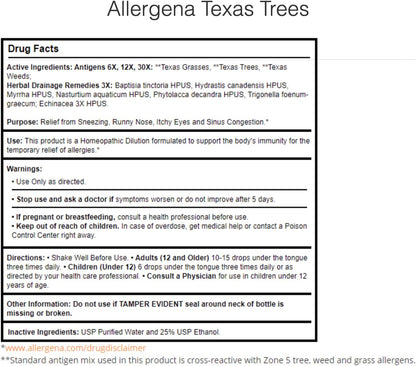 PROGENA - Allergena Texas Trees (2 Fl Ounce)