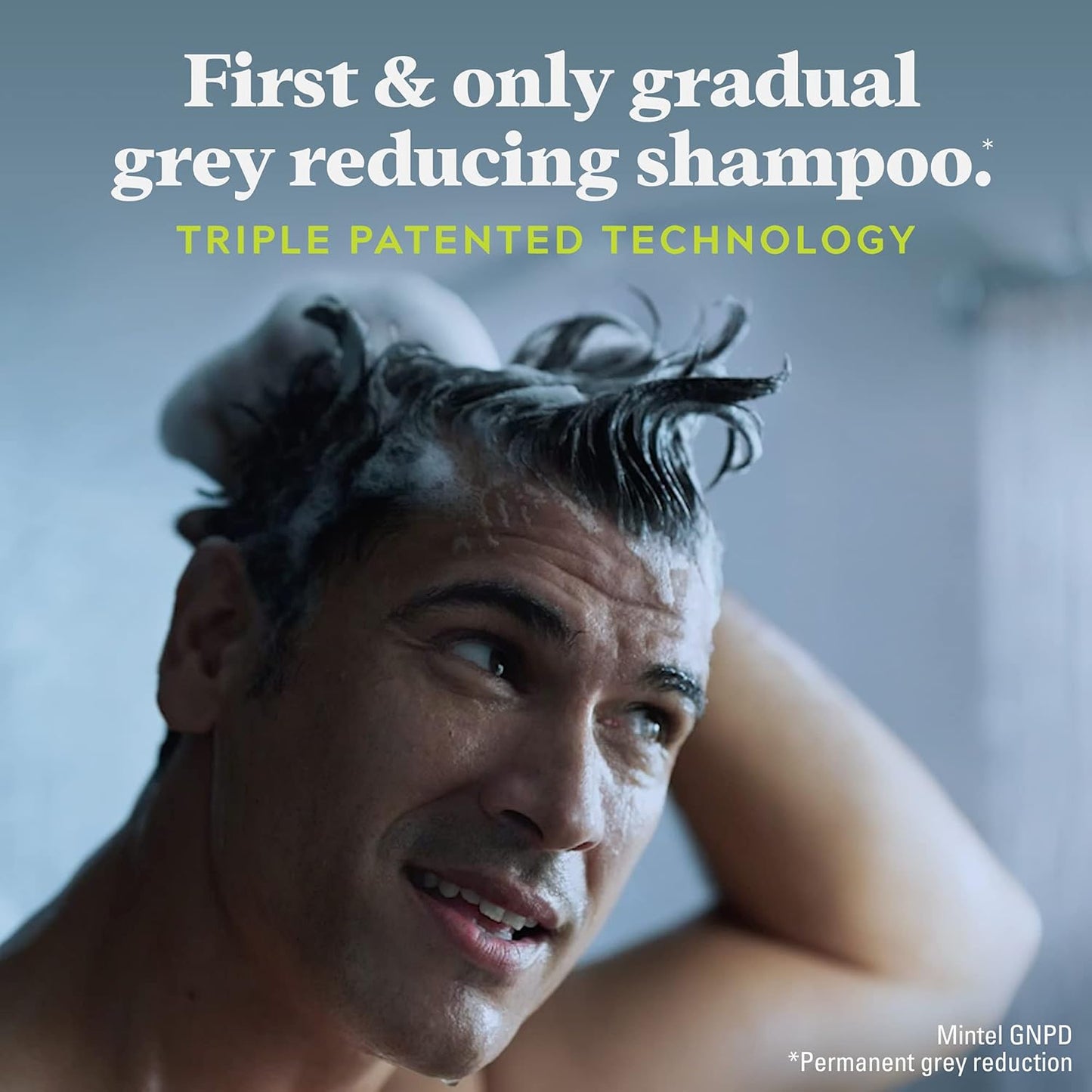 Just For Men Control GX Grau Reduzierendes Shampoo, Stufenweise Haarfarbe für Männer, Kräftigeres und Gesünderes Haar, 118ml - 1er-Pack, Verpackung kann variieren