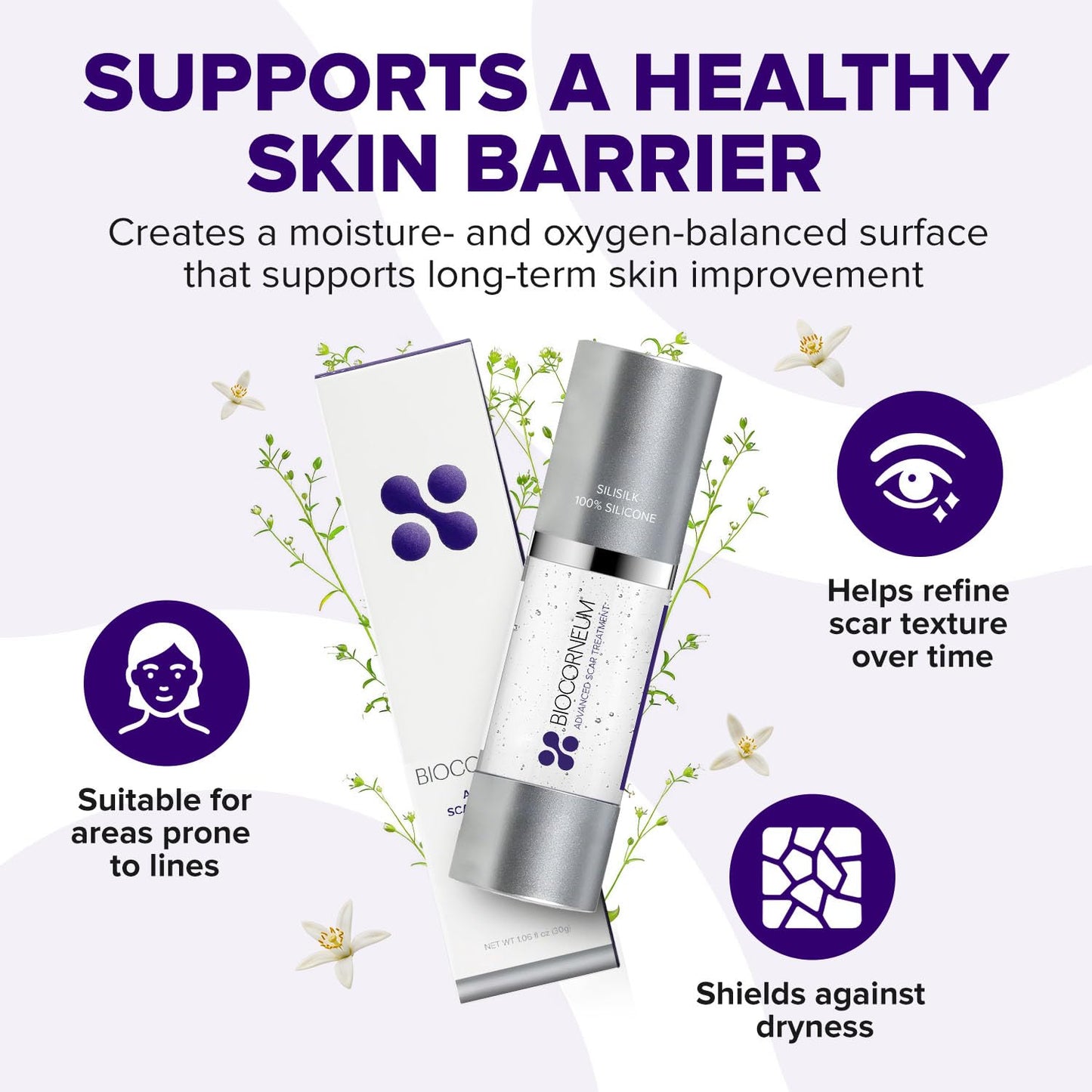Advanced Scar Gel with Silishield® & SPF 30 50g – Silicone-Based, Water-Resistant, Fast-Drying Scar Cream for Surgical Scars, Burns & Injury – Made in USA, Safe for Kids 6+ – Surgeon Recommended
