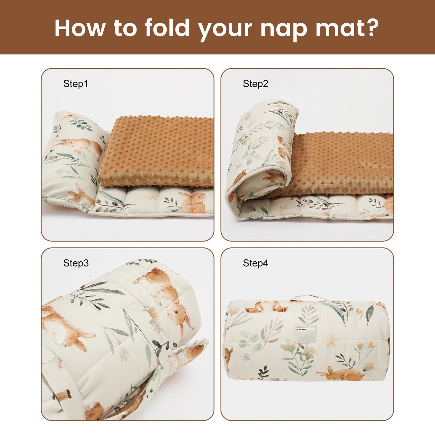 PHF Toddler Nap Mat with Removable Pillow and Minky Blanket, Rollup Design Kids Sleeping Mat, Slumber Bags for Boys, 55"x23" Toddler Sleeping Bag for Daycare Preschool Travel Camping, Space