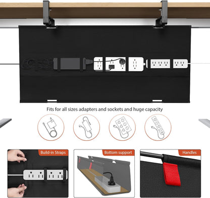 Univivi No Drill Under Desk Cable Management Tray: A Game-Changer for a Clutter-Free Workspace