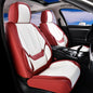 Coverado Car Seat Covers 5 Pieces, Full Set Universal Seat Covers for Cars, Waterproof Nappa Leather Auto Seat Protectors with Head Pillow, Car Interiors Fit for Most Sedans SUV Pick-up Truck, Black