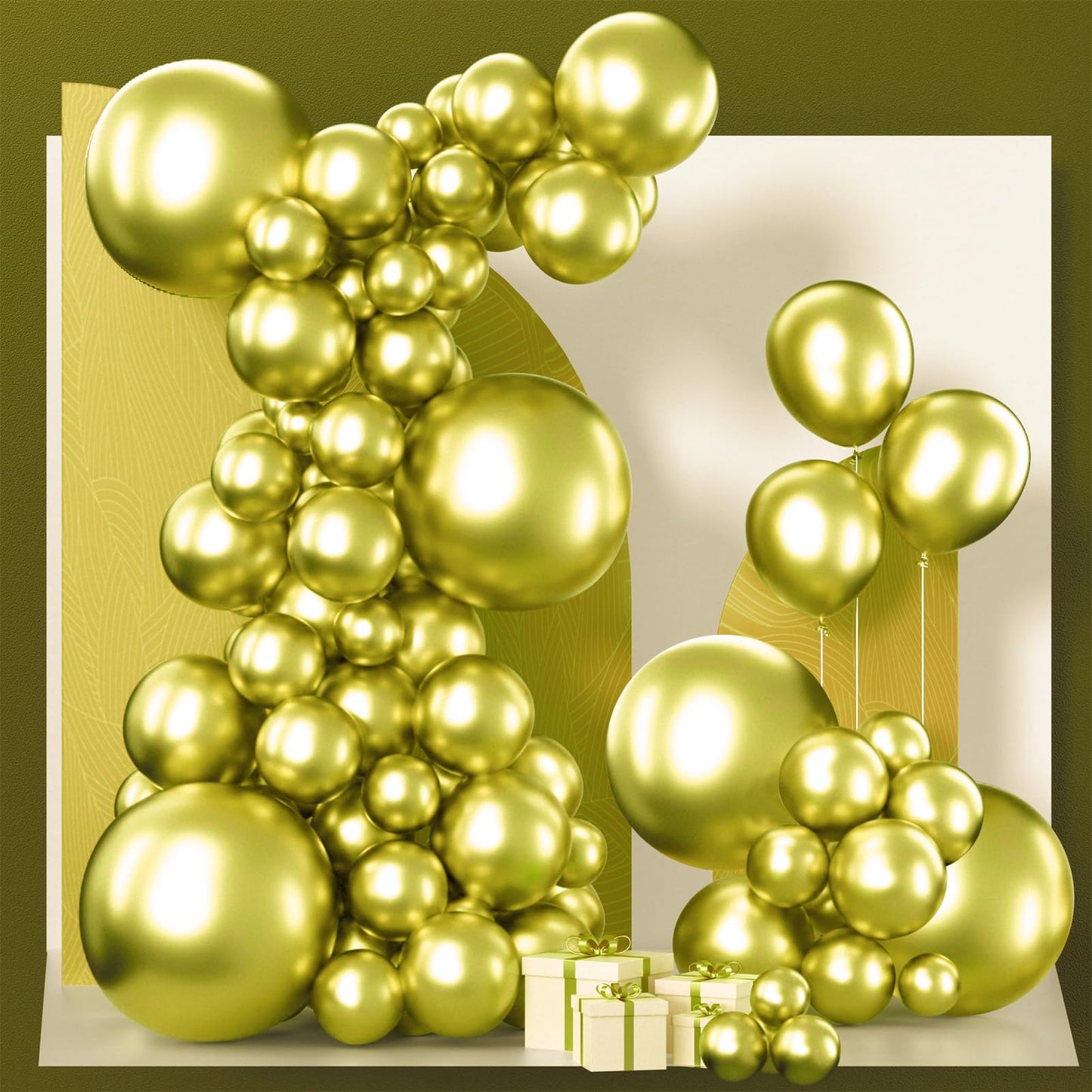 PartyWoo White Balloons 140 pcs Different Sizes of 18 12 10 5 Inch White Balloons Arch Kit Garland for Wedding Baby Shower Birthday Bridal Shower Graduation Engagement Party Decorations White-Y13