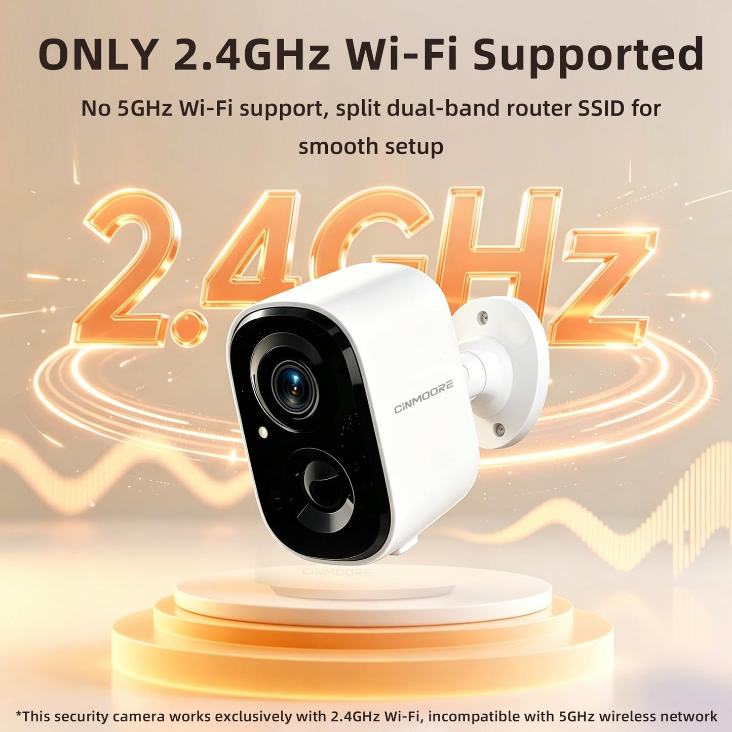 2.5K Wireless Home Security Cameras 2-Pack, Outdoor WiFi Non-Subscription AI Person Detection, 4MP Color Night Vision, Full Duplex 2-Way Audio, IP66 Waterproof Battery Powered, U.S. AWS Cloud