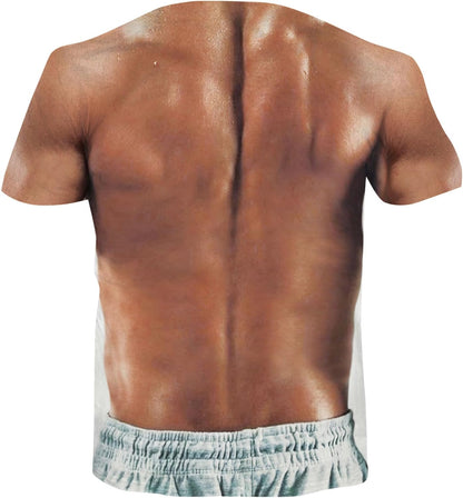 Cozople Herren T-Shirts 3D Bedruckt Lustige Shirts Hässliche Kurzarm Rundhals Oberteil Tee