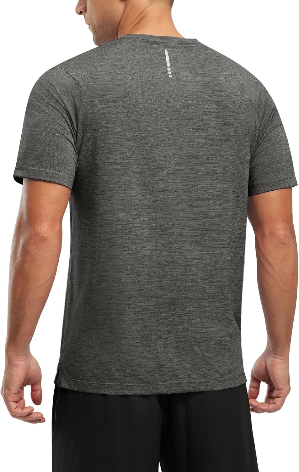Rdruko Herren Kurzarm Trainingsshirts – Trockene Passform – Feuchtigkeitstransportierend – Für Laufen, Fitnessstudio, aktiven Sport