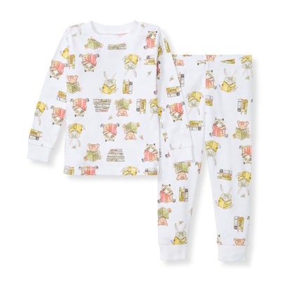 Burt's Bees Baby Organic Cotton Pajamas for Boys, 100% Cotton Pajama Set for Toddlers and Kids, Soft and Stretchable Fabric
