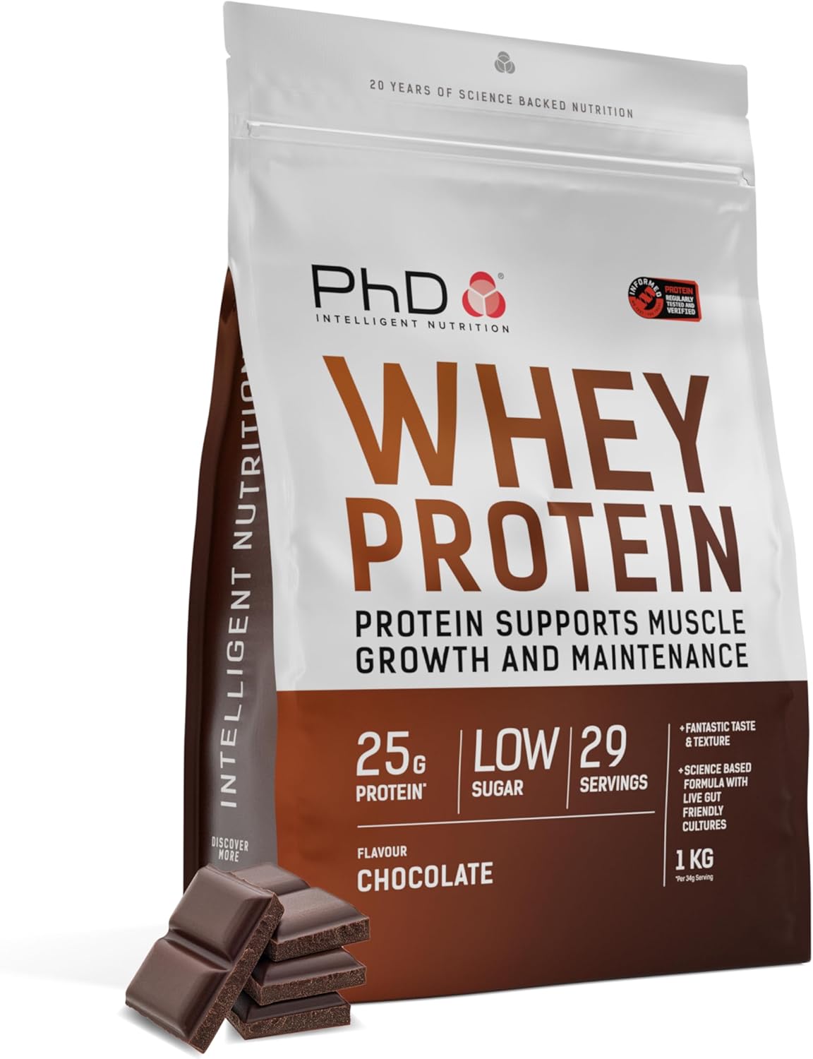 PhD Build Muscle Trio — Whey Choc + Creatine + Smart Bar Choc Peanut Butter