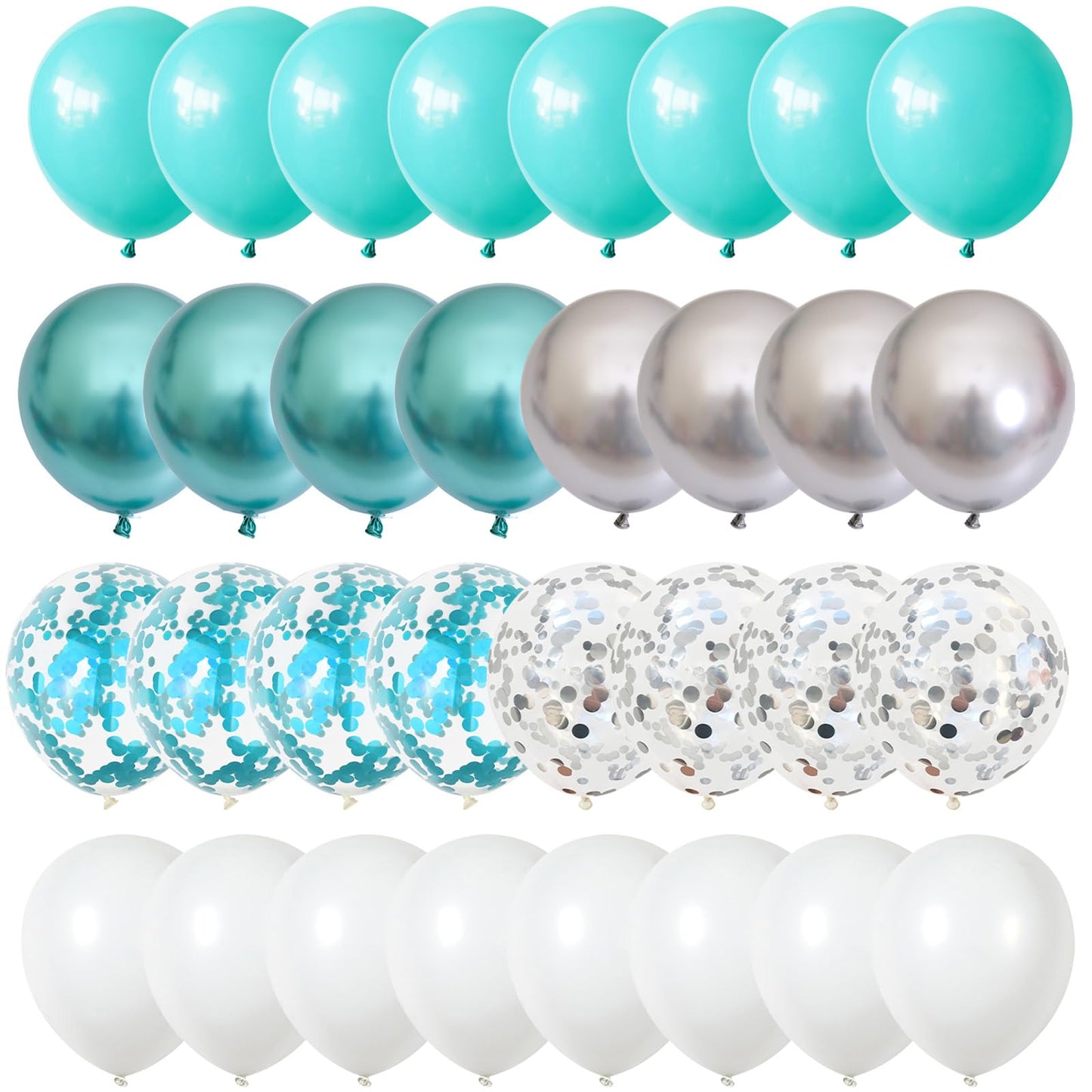 Pastellrosa und lilafarbene Ballons, 12-Zoll-Metallic-Lila-Flieder-Pink-Konfetti-Ballon-Set für Mädchen, Frauen, Kpop, Schmetterling-Geburtstag, Babyparty, Brautparty, Hochzeit, Prinzessin, Disco, Musikparty-Dekorationen