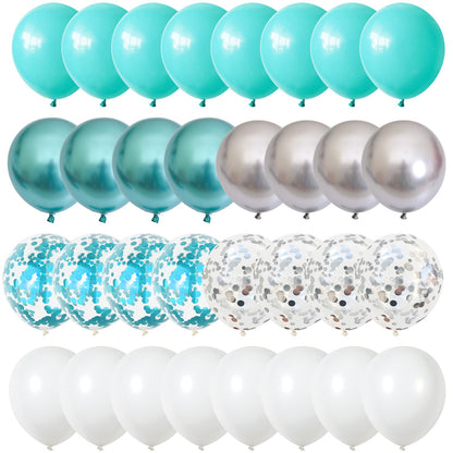 Pastellrosa und lilafarbene Ballons, 12-Zoll-Metallic-Lila-Flieder-Pink-Konfetti-Ballon-Set für Mädchen, Frauen, Kpop, Schmetterling-Geburtstag, Babyparty, Brautparty, Hochzeit, Prinzessin, Disco, Musikparty-Dekorationen
