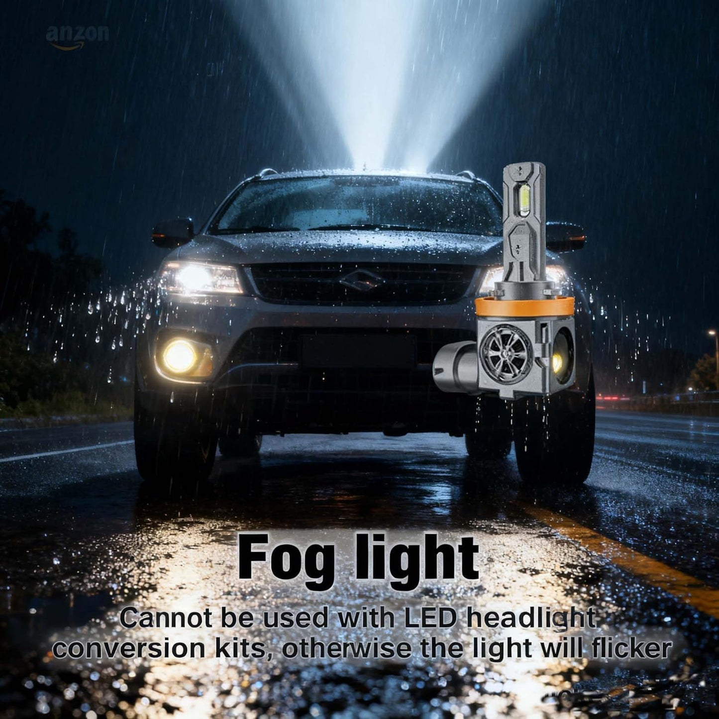 Termitor 2026 Upgraded H4/9003/HB2 Light Bulbs, 90,000LM 15X Super Bright Hi/Low Beam, 6500K Cool White H4 9003 Fog Lights, 1:1 Halogen Size Automotive Replacement IP68 Waterproof, Pack of 2