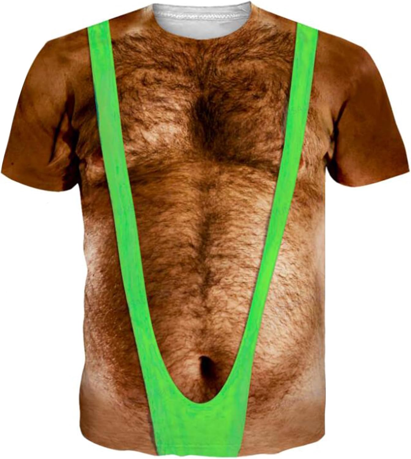 X-LargeGreen Chest Hair