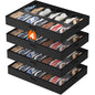 Lifewit Under Bed Shoe Storage Organizer 2 Pack(12 Shoes Cells), 4.3 Inches Profile Fabric Shoes Container Box with Clear Cover, Foldable Storage Bag with 2 Handles, Fits 12 to 24 Pairs