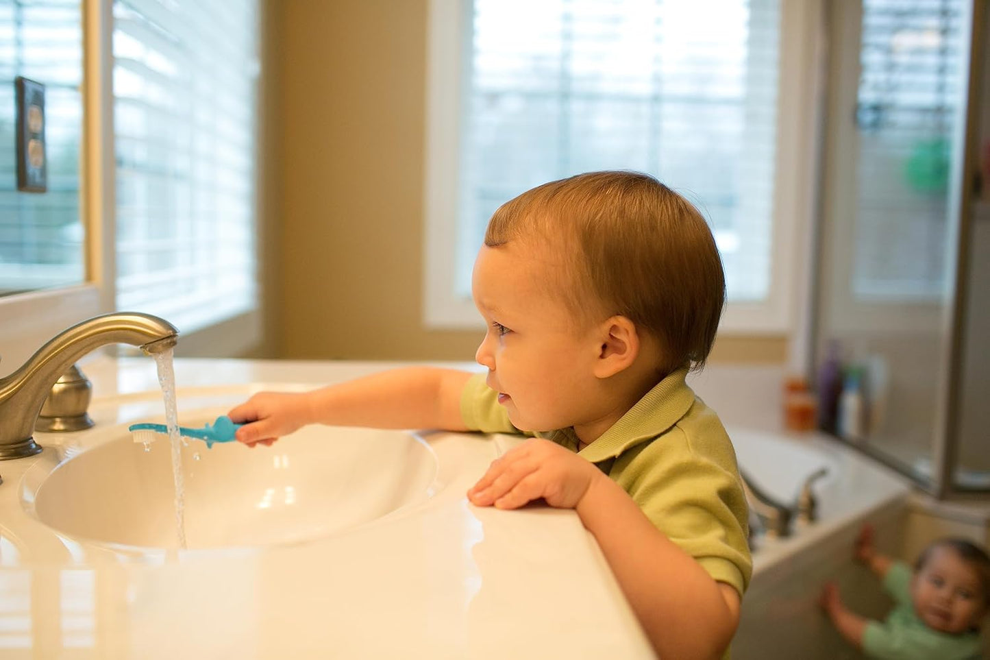 Dr.-Brown's-Trainingszahnbürste-für-Babys-und-Kleinkinder,-weich-für-die-ersten-Zähne,-Giraffe,-BPA-frei,-0-3-Jahre