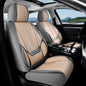 Coverado Car Seat Covers 5 Pieces, Full Set Universal Seat Covers for Cars, Waterproof Nappa Leather Auto Seat Protectors with Head Pillow, Car Interiors Fit for Most Sedans SUV Pick-up Truck, Black