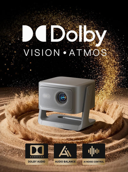 Unlock an Immersive Viewing Experience with the VISSPL 4K Smart Projector