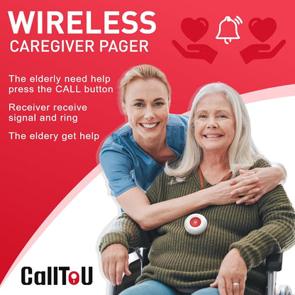 Caregiver Pager System for Seniors and Patients