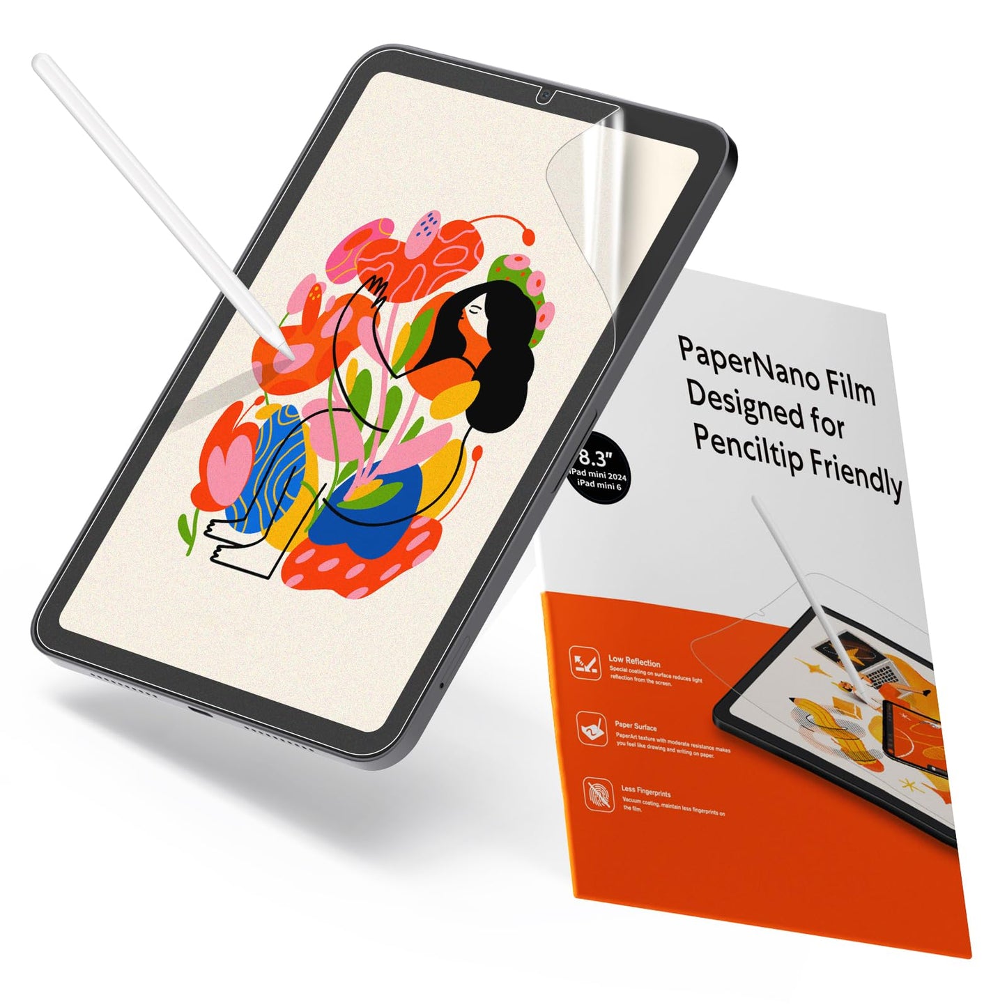 KCT 2 Pack Paperfeel Screen Protector Compatible with iPad A16 11th Generation 2025 11 inch/iPad 10th 2022 10.9 inch & iPad Air 11 inch M4/M3/M2 (2026/2025/2024), Write as Real Paper, Anti Glare