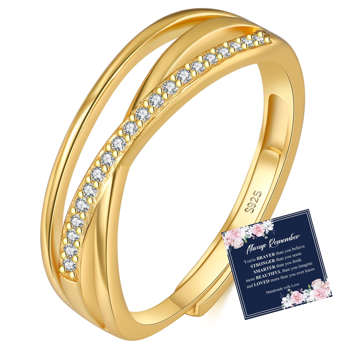 Gold,Cubic Zirconia