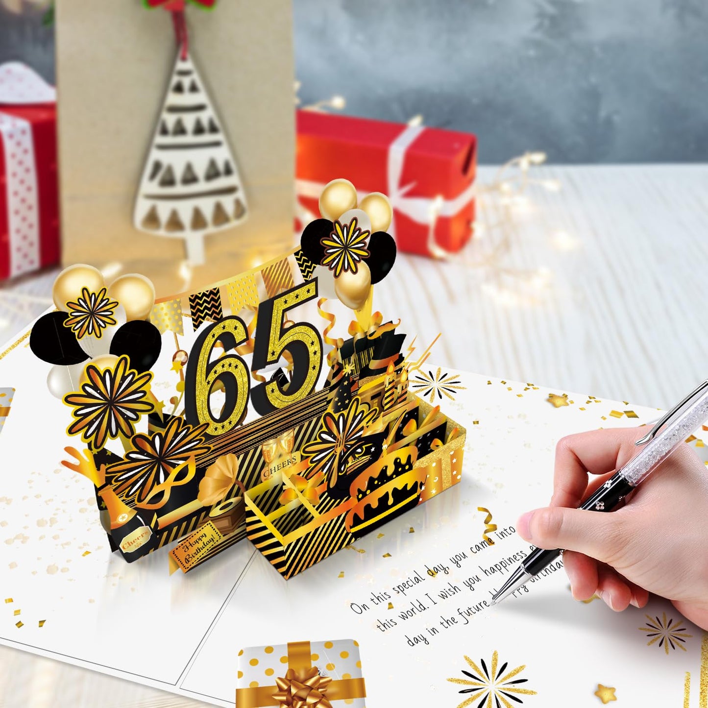 Make Their 65th Birthday Unforgettable with a Unique Pop-Up Card