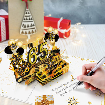 Make Their 65th Birthday Unforgettable with a Unique Pop-Up Card