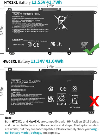 HT03XL Laptop Battery for HP Pavilion Series - A Reliable Replacement