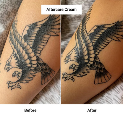 Stories & Ink Tattoo Care | AFTERCARE DUO REGIMEN | Healing Routine for Fresh Tattoos (Aftercare Cream + Aftercare Foam Cleanser), Soothes & Repairs Fresh Tattoos, Fragrance-free