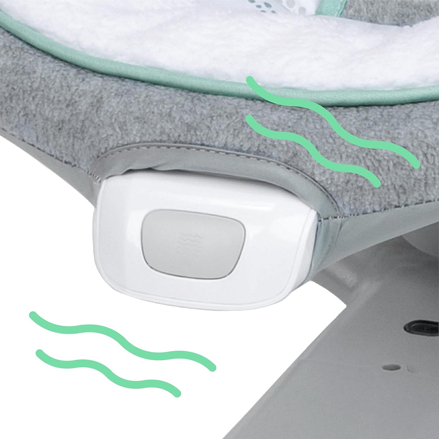 Ingenuity ConvertMe 2-in-1 Kompakte tragbare automatische Babyschaukel & Babysitz, batteriebetriebene Vibrationen, Naturgeräusche, 0-9 Monate 2,7-9 kg (Raylan)