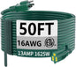 50FTGreen16AWG