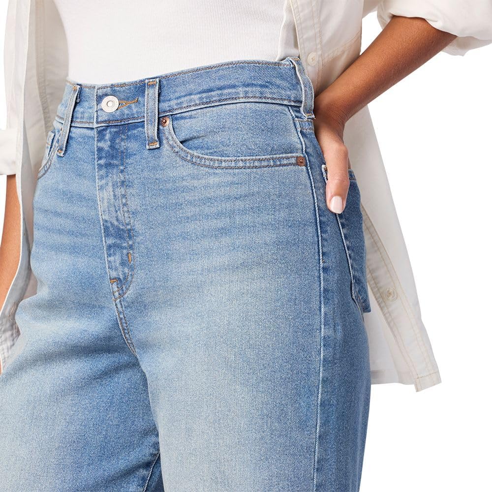 Levi Strauss Signature Womens Heritage High-Rise Loose Straight Jeans