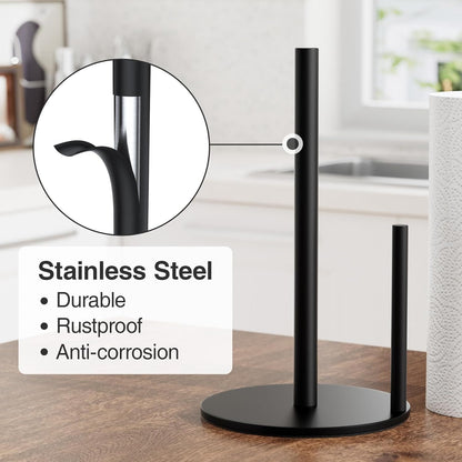 Paper Towel Holder Black: A Sleek and Functional Kitchen Essential