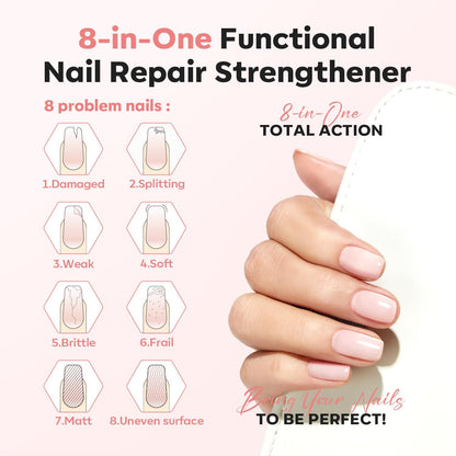 Modelones Nagelprimer, 2PCS Professioneller Naturnagel Prep Dehydrate & Bond Primer, Überlegene Haftung für Gel-Nagellack 15ml