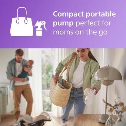 Philips Avent Double Electric Breast Pump - Electric Breast Pump, Hospital Strength, with Travel Bag and Pouch, SCF393/82