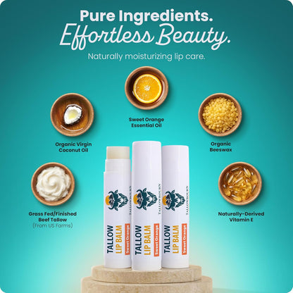Tallowbourn Moisturizing Tallow Lip Balm: A Game-Changer for Dry, Chapped Lips