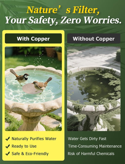 Mellbree Bird Bath Copper Disc: A Game-Changer for Clean Water