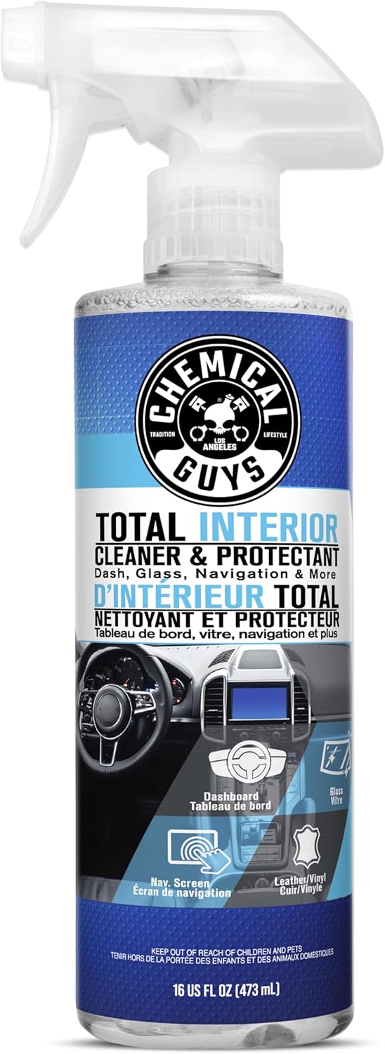 Chemical Guys Total Interior Cleaner & Protectant, Safe for Cars, Trucks, SUVs, Motorcycles, RVs & More, 473 ml, Fresh Scent