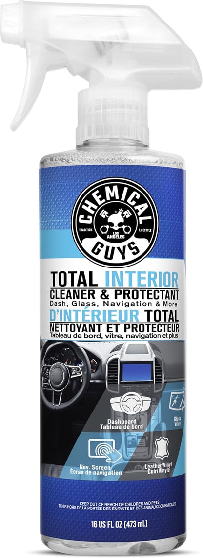 Chemical Guys Total Interior Cleaner & Protectant, Safe for Cars, Trucks, SUVs, Motorcycles, RVs & More, 473 ml, Fresh Scent