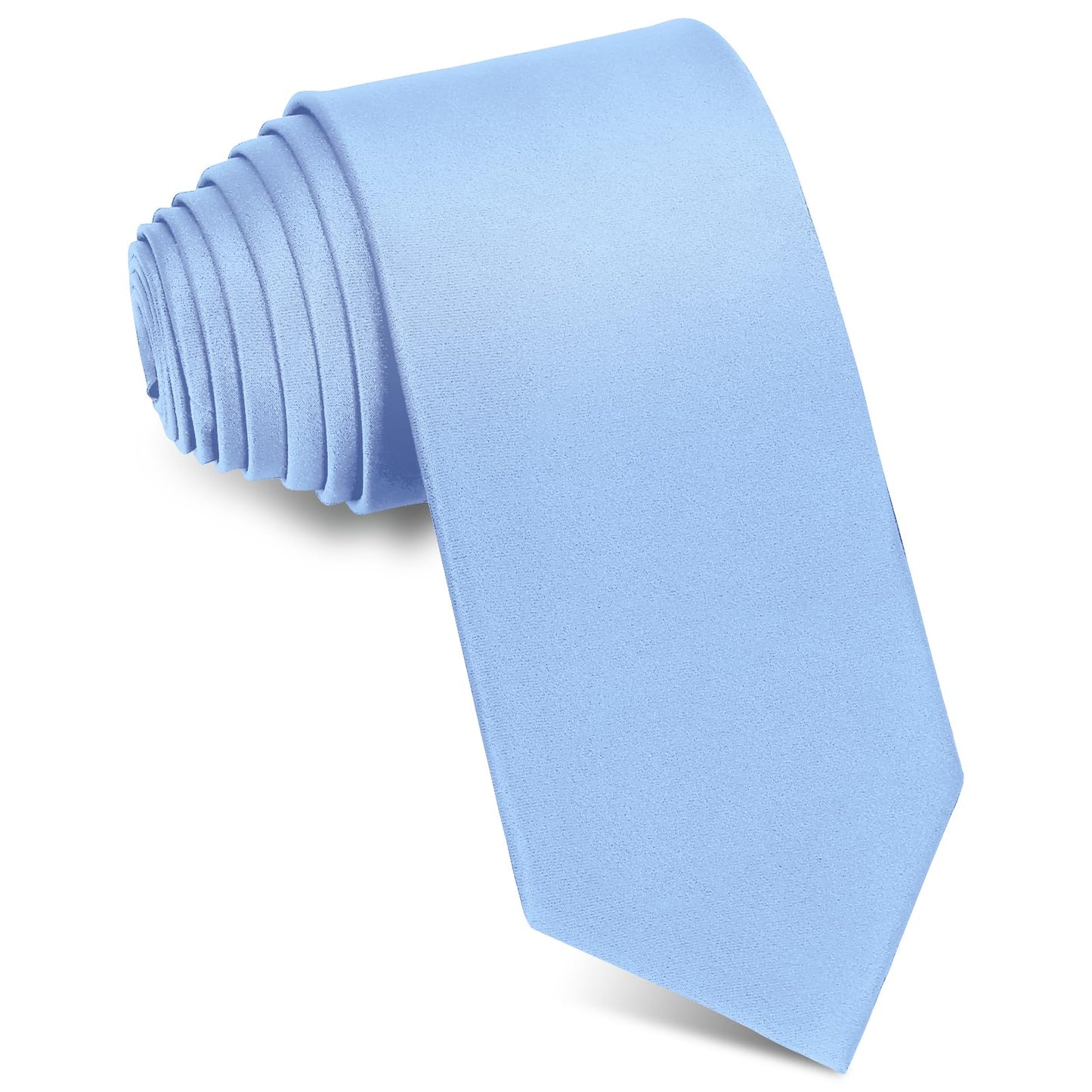 Men's Ties Solid Pure Color 3.15" (8CM) Necktie Black Ties For Men