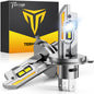 Termitor 2026 Upgraded H13/9008 Light Bulbs, 100,000LM 15X Ultra-Bright, 6500K Pure White 9008/H13 Fog Light Off-Road Conversion Kits, Easy Plug-N-Play Installation, IP68 Waterproof, Pack of 2