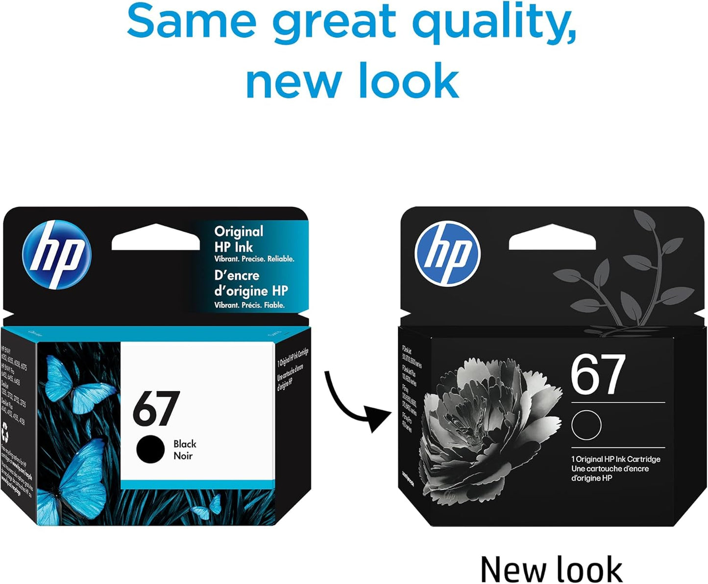 Original HP 67XL Schwarze Tintenpatrone mit hoher Reichweite | Kompatibel mit HP DeskJet 1255, 2700, 4100er Serien, HP Envy 6000, 6400er Serien | Für Instant Ink geeignet | 3YM57AN