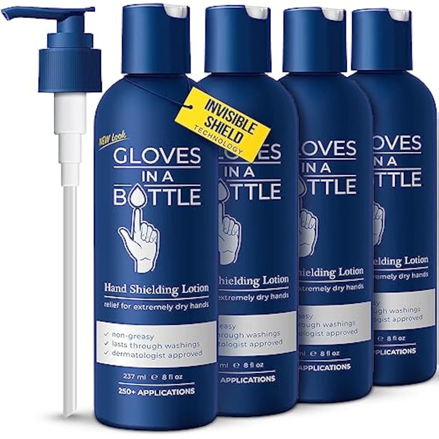 Gloves In A Bottle Shielding Lotion for Dry Itchy Skin, 8 ounce (12 Pack)