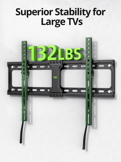 Full Motion TV Wall Mount for Most 37"-84" Flat Screen TV, Swivel or Tilt TV Wall Bracket with Dual Articulating Arms, for 12"-16" Wood Studs, Max VESA 600x400mm, Load 120 lbs by USX MOUNT